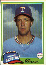 1981 Topps Baseball Cards      656     Jon Matlack